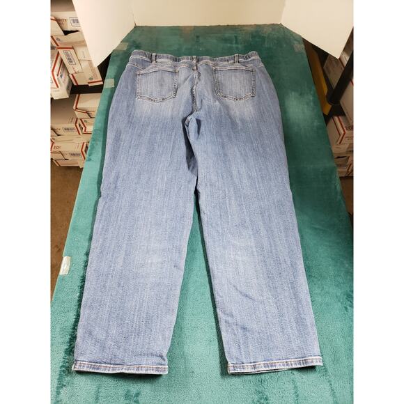 JJill Jeans Size 22 Womens Blue Pants Stretch Mid Rise Ladies Relaxed Boyfriend - Picture 11 of 12
